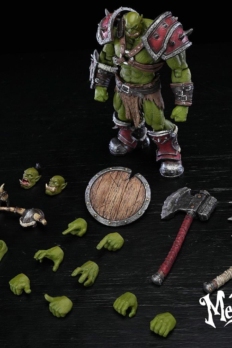 Memory toys Adventurer World Part 3 20.5CM Tall Orc Mercenary Captain Kargas