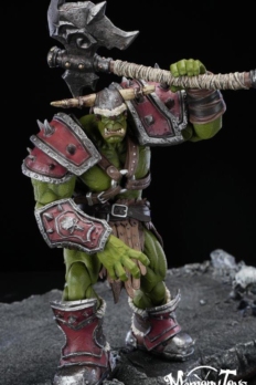 Memory toys Adventurer World Part 3 20.5CM Tall Orc Mercenary Captain Kargas