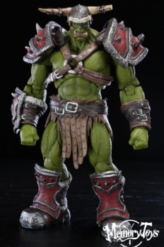 Memory toys Adventurer World Part 3 20.5CM Tall Orc Mercenary Captain Kargas