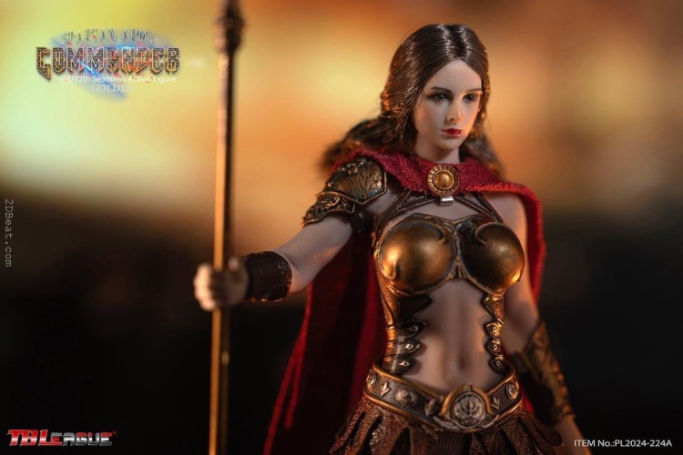 1/12 Scale TBLeague PL2024-224A Spartan Army Commander Golden Collectible Figure