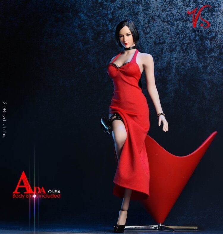 [Có Sẵn] Trang Phục 1/6 Vstoys 18XG14 Ada Wong Sexy Dress - Resident Evil