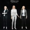 AFS TOYS A012 Women's Slim Suit 1/6 Scale