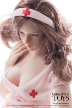 Women Girl Sexy Female Pink Nurse Suit 1/6 Scale