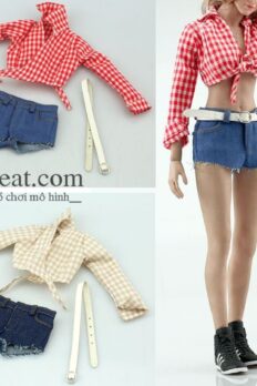 Women's Flannel & Plaid Shirt 1/6 Scale - A