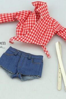 Women's Flannel & Plaid Shirt 1/6 Scale - A