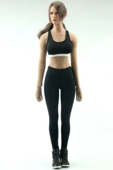 Yoga Fitness Sportswear Female Sports Suit Set 1/6 Scale