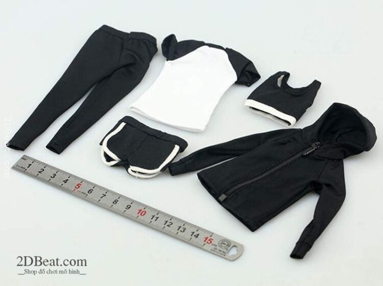 Yoga Fitness Sportswear Female Sports Suit Set 1/6 Scale