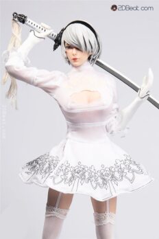 Áo Váy Trắng 1/6 TYM073 2B NieR Automata