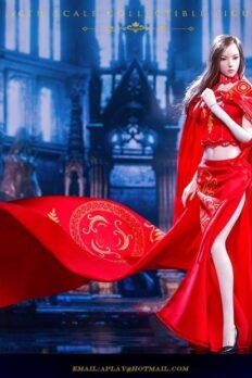 ACPLAY 1/6 ATX050-RED Queen Style Long Dress