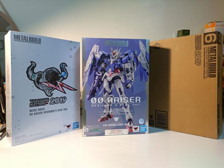 [Hàng 2nd] Mô hình Bandai Metal Build Gundam 00 Raiser Designers Blue Ver. Likenew - Image 7