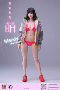 Head nữ 1/6 scale i8TOYS i8-H004A cô nàng bàn bên Mandy (mắt pha lê có thể di chuyển)