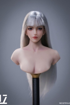 1/6 scale LZ TOYS LZ-SET016D Female Head Sculpt Grey Hair