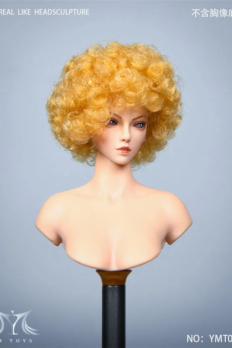 Head nữ 1/6 YMTOYS YMT032 Arthur Afro Hair Head Sculpt da ngăm Suntan