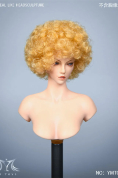 Head nữ 1/6 YMTOYS YMT032 Arthur Afro Hair Head Sculpt da ngăm Suntan