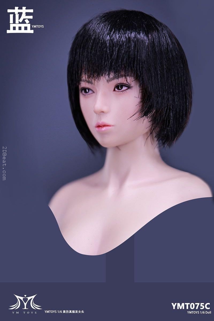 Head Nữ 1/6 YMTOYS YMT075 Cool Girl Blue