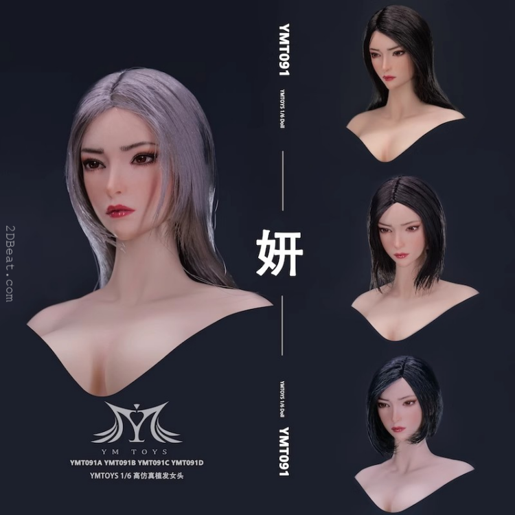 Head Nữ 1/6 YMTOYS YMT091 Yan tóc cấy