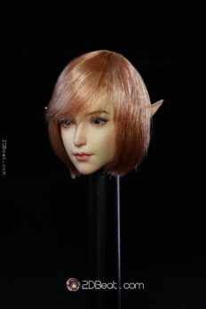 Head Nữ 1/6 Super Duck - Elf Tóc Hồng / Tai có thể thay thế