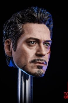 Head 1/6 MK5 2.0 Tony Stark Damaged Ver.