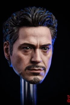 Head 1/6 MK5 2.0 Tony Stark Damaged Ver.