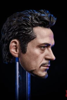 Head 1/6 MK5 2.0 Tony Stark Damaged Ver.