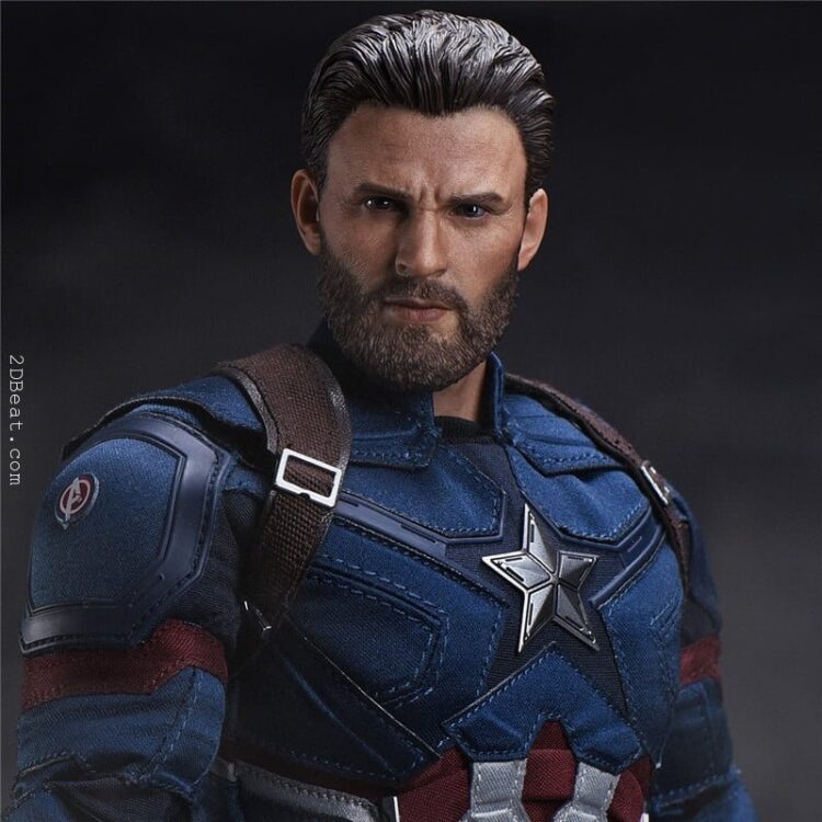 Head 1/6 Captain America phiên bản Avengers 4: Endgame