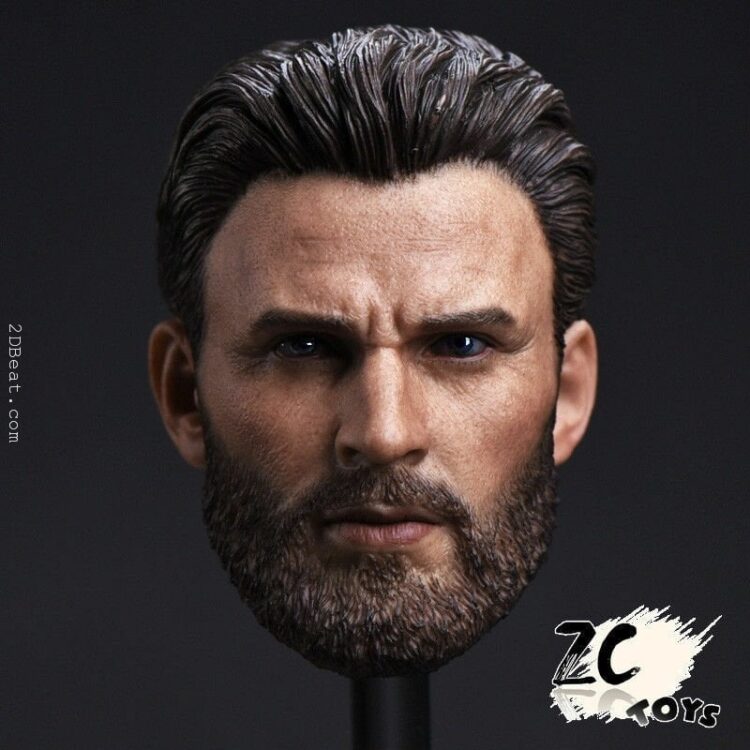 Head 1/6 Captain America phiên bản Avengers 4: Endgame