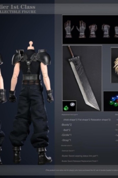 [Có Sẵn] Bộ Phụ Kiện Nâng Cấp GameToys GT-006D Cloud Strife First Class Soldier tỷ lệ 1/6