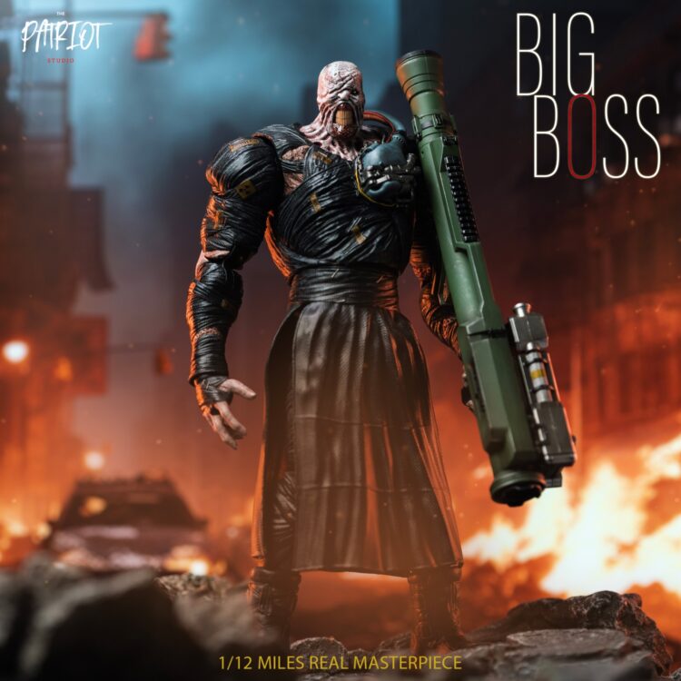 Mô hình figure 1/12 Patriot Studio PA018 Boss Nemesis trong Resident Evil - Image 5