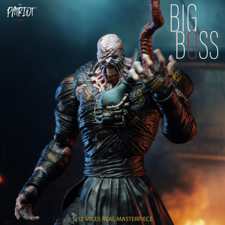 Mô hình figure 1/12 Patriot Studio PA018 Boss Nemesis trong Resident Evil - Image 7