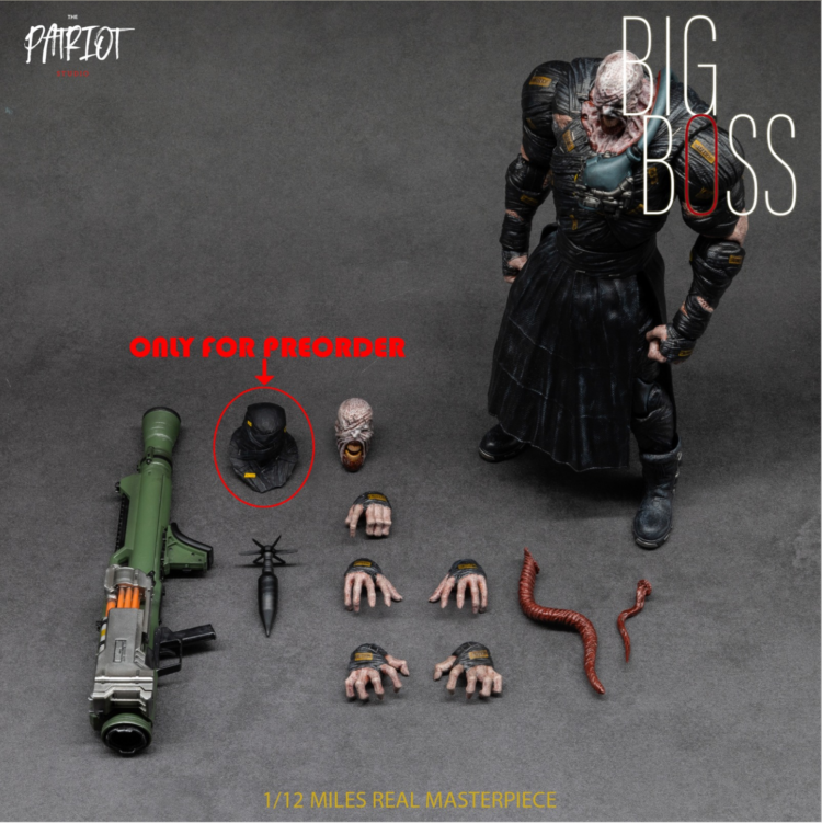 Mô hình figure 1/12 Patriot Studio PA018 Boss Nemesis trong Resident Evil - Image 8