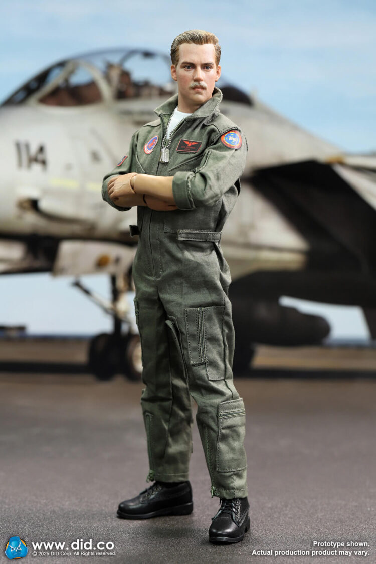 Mô hình figure lính 1/6 DID MA80182 Phi công tiêm kích F-14 Hải quân Hoa Kỳ – Tom & Nick - Image 12