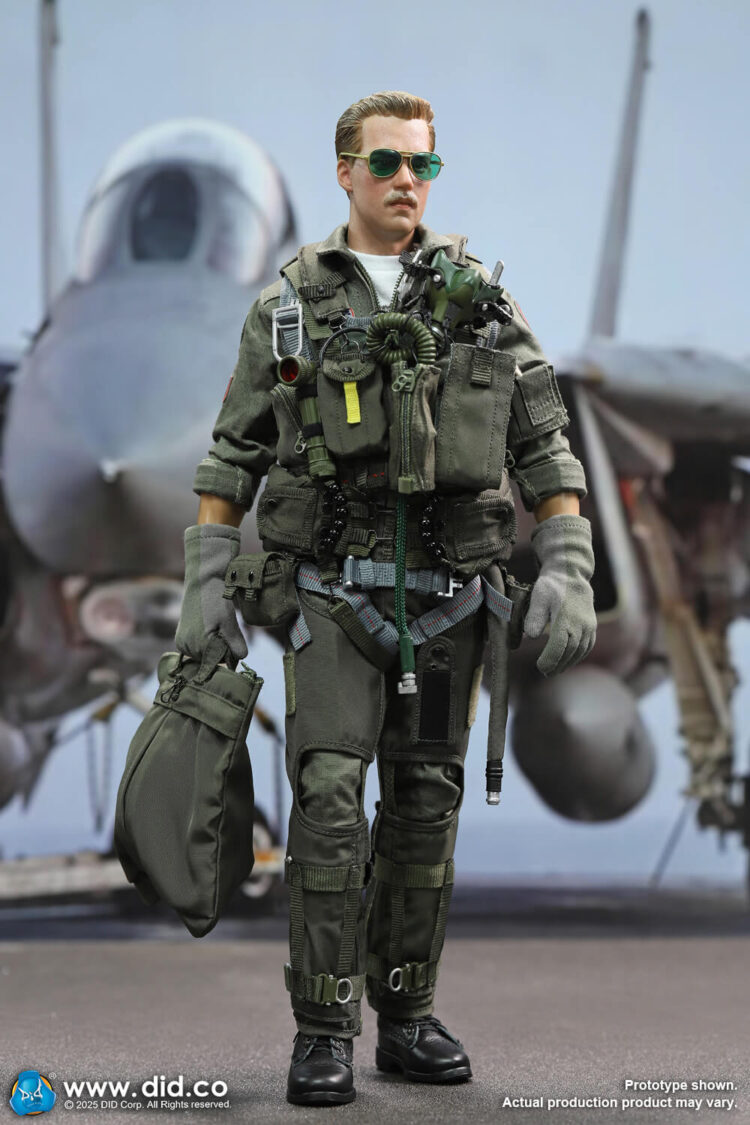 Mô hình figure lính 1/6 DID MA80182 Phi công tiêm kích F-14 Hải quân Hoa Kỳ – Tom & Nick - Image 11