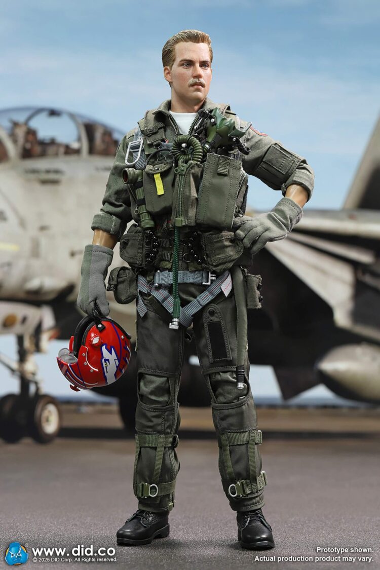 Mô hình figure lính 1/6 DID MA80182 Phi công tiêm kích F-14 Hải quân Hoa Kỳ – Tom & Nick - Image 9