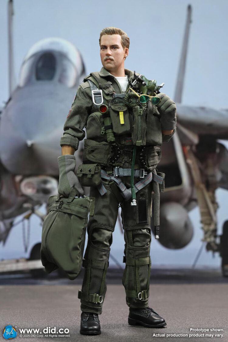 Mô hình figure lính 1/6 DID MA80182 Phi công tiêm kích F-14 Hải quân Hoa Kỳ – Tom & Nick - Image 8