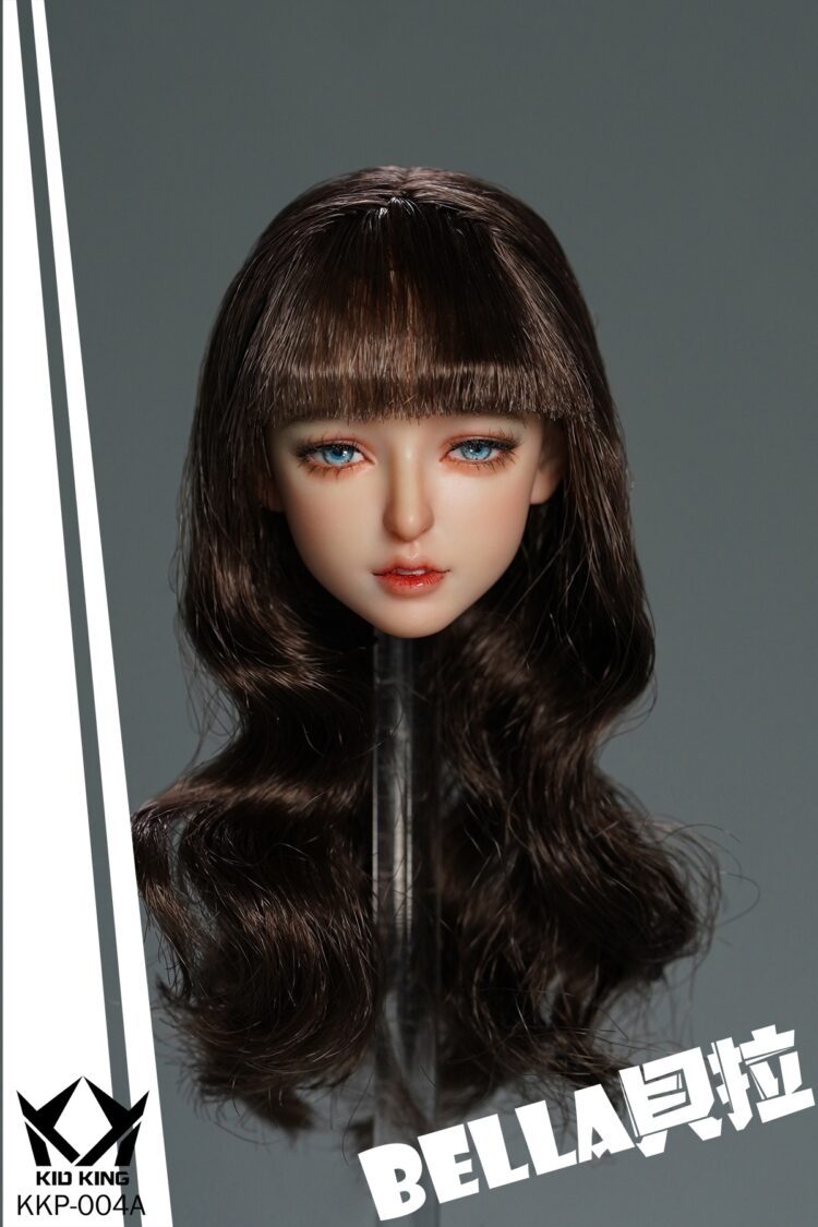 KKP004 - NEW PRODUCT: KID KING - BELLA-eyelash transplant head sculpt (#KKP004, ABCD) 03116