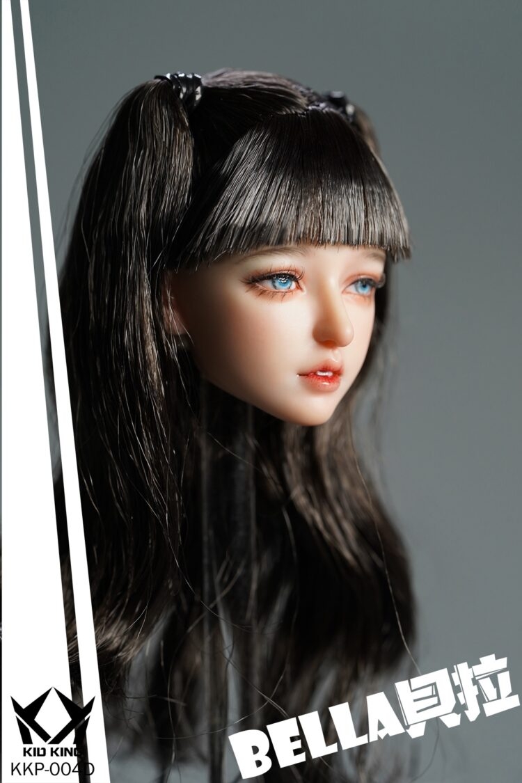 KKP004 - NEW PRODUCT: KID KING - BELLA-eyelash transplant head sculpt (#KKP004, ABCD) 16148