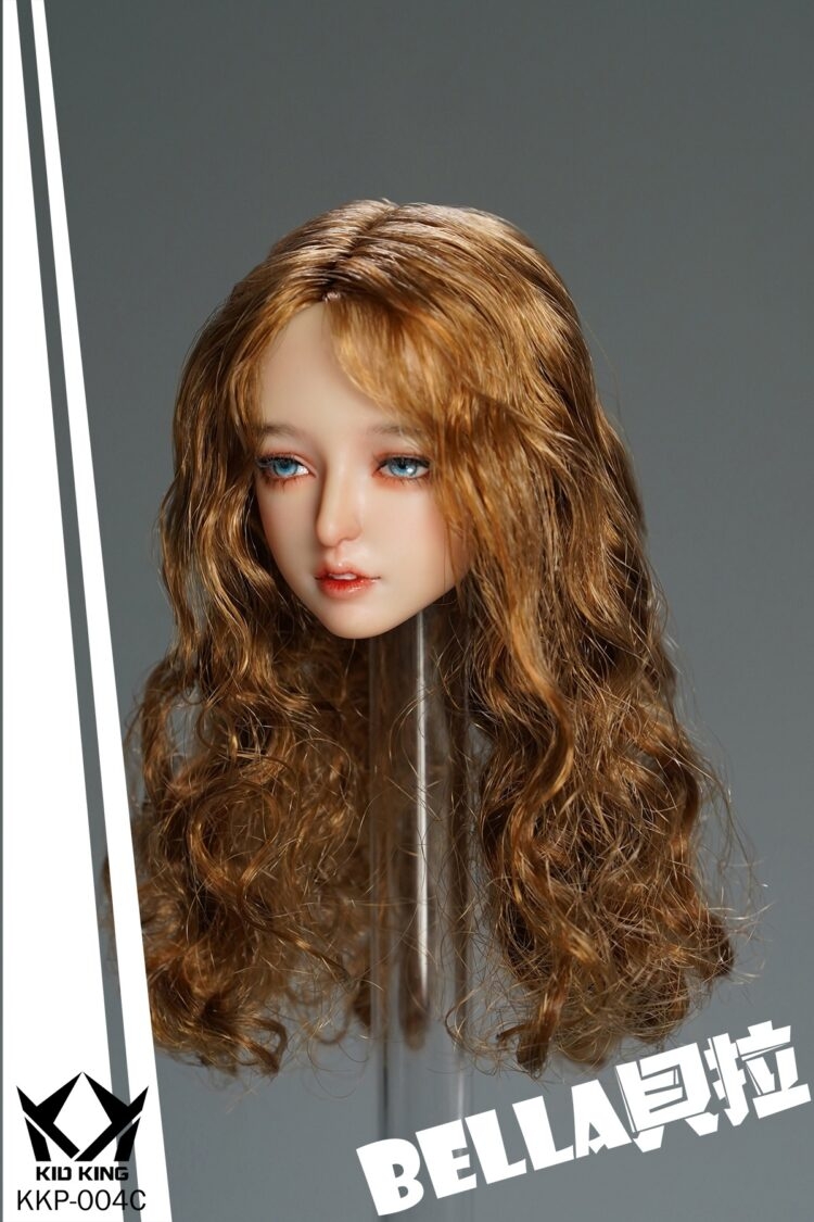 KKP004 - NEW PRODUCT: KID KING - BELLA-eyelash transplant head sculpt (#KKP004, ABCD) 11198