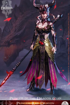 Mô hình 1/6 WAR STORY WS019B Dragon Princess - Red Dragon Alexia Action Figure