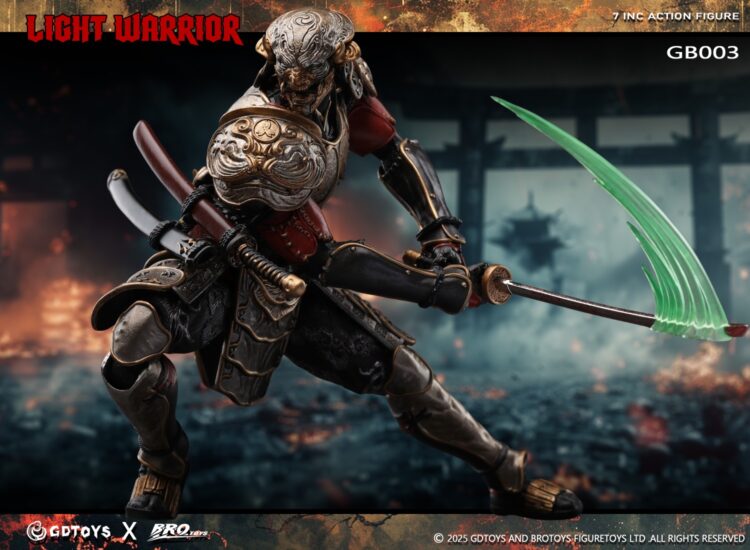 Mô hình figure 1/12 BroToys GB003 Light Warrior bản thường - Image 3