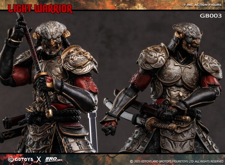 Mô hình figure 1/12 BroToys GB003 Light Warrior bản thường - Image 5