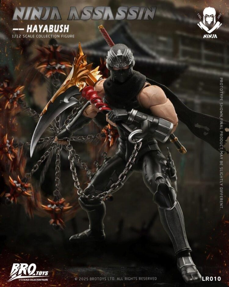 Mô hình figure1/12 BroToys Ninja Gaiden Ryu Hayabusa - Image 3