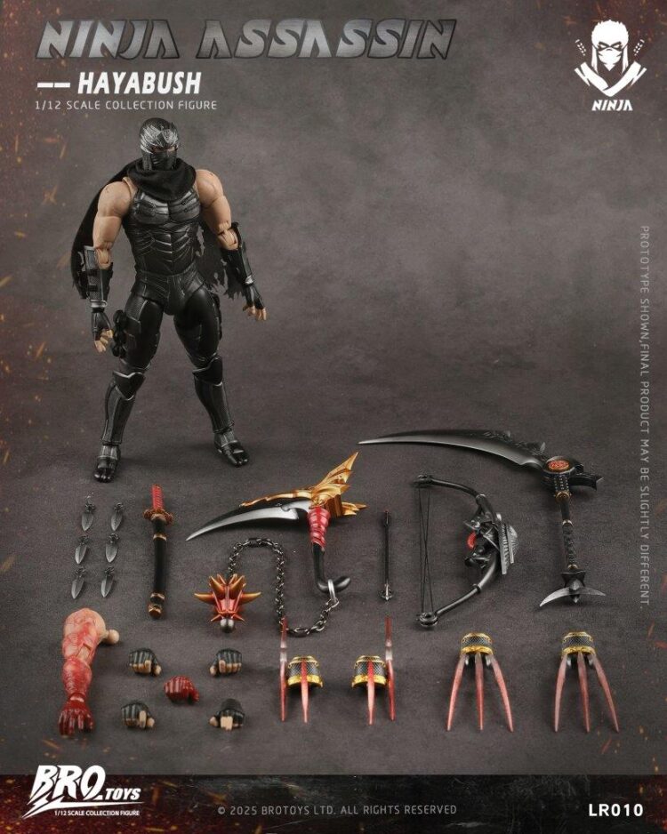 Mô hình figure1/12 BroToys Ninja Gaiden Ryu Hayabusa - Image 11