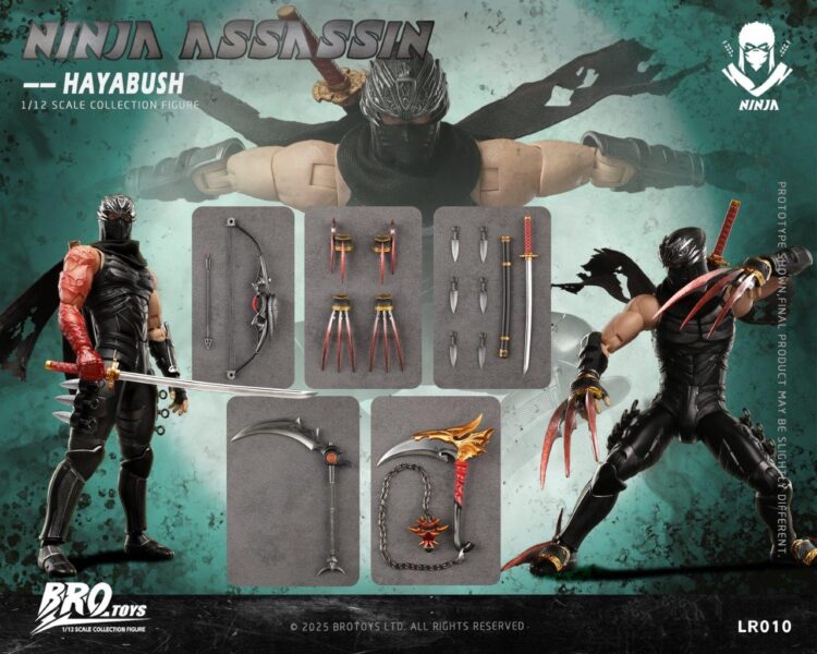 Mô hình figure1/12 BroToys Ninja Gaiden Ryu Hayabusa - Image 15