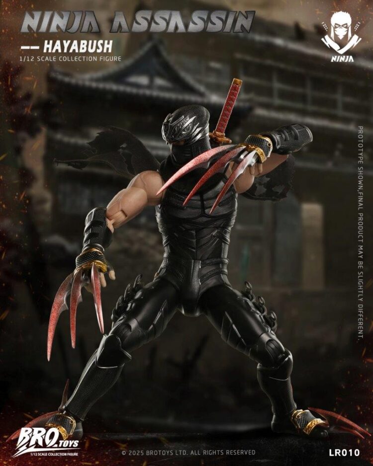 Mô hình figure1/12 BroToys Ninja Gaiden Ryu Hayabusa - Image 7