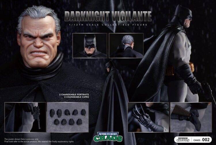 Mô hình figure Kỵ sĩ bóng đêm Batman 1/12 hãng Chaos - Image 9