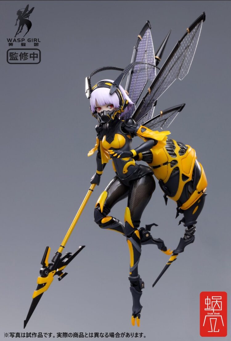 Mô hình 1/12 Snail Shell BEE-03W WASP GIRL Bun-chan chính hãng