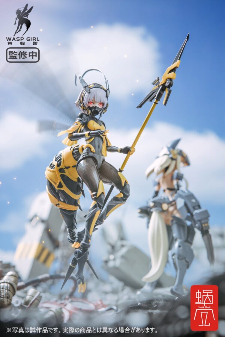 Mô hình 1/12 Snail Shell BEE-03W WASP GIRL Bun-chan chính hãng - Image 17