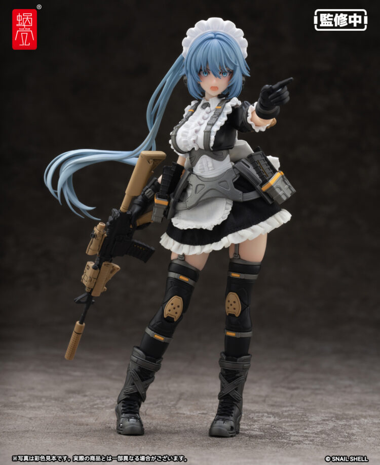 Mô hình figure 1/12 Snail Shell RA-02 Tactical Maid Kazune Tokiwa chính hãng - Image 13