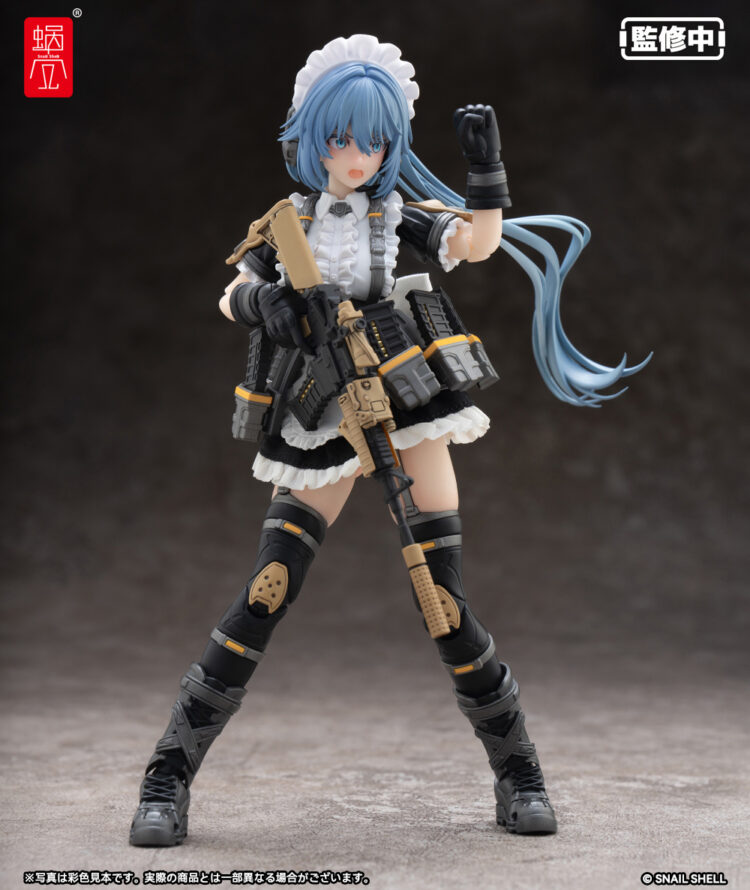 Mô hình figure 1/12 Snail Shell RA-02 Tactical Maid Kazune Tokiwa chính hãng - Image 12