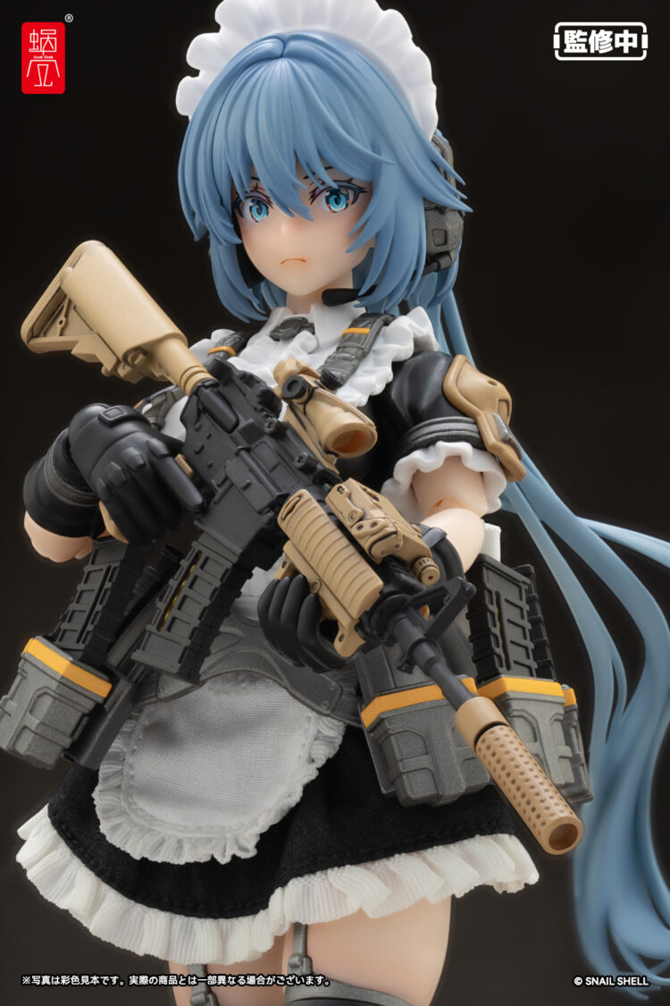 Mô hình figure 1/12 Snail Shell RA-02 Tactical Maid Kazune Tokiwa chính hãng - Image 9